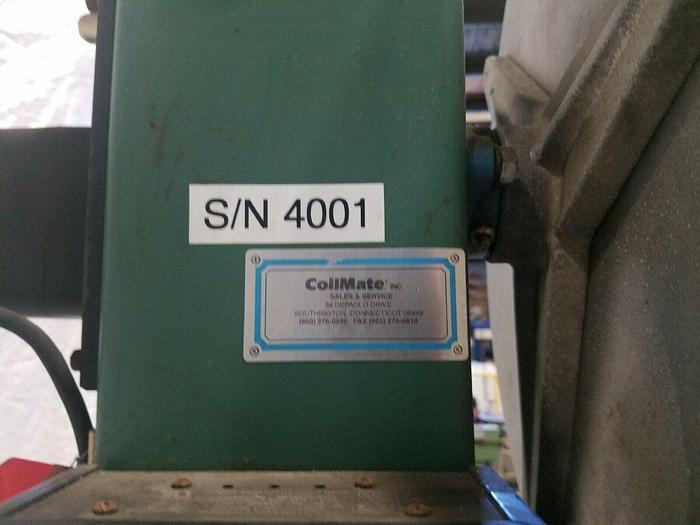 Used PA Industries Coilmate Double Motorized Stock Material Coil Payoff Reel Feed