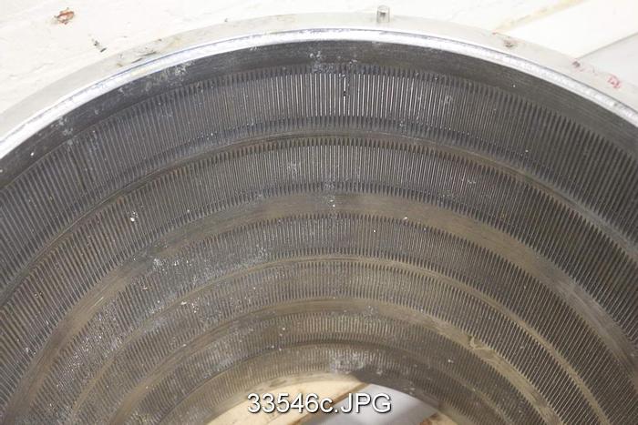 Used Bird Axiguard 3 Pressure Screen Basket, 0.006" Slots #33546