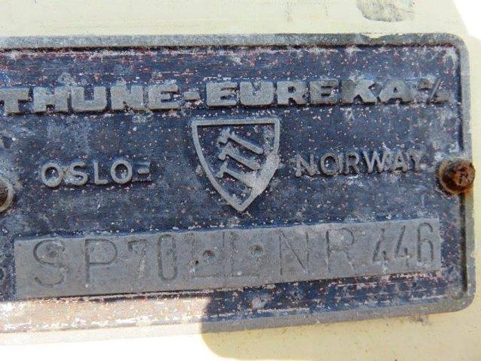 Used THUNE SP70L DEWATERING SCREW PRESS S/S HAGGLUNDS DRIVE