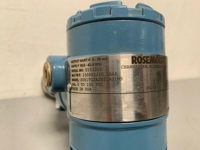 Used Rosemount Pressure Transmitter 150PSI