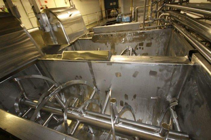 Used 250 CU. FT. RIBBON BLENDER - S/S - 100 HP