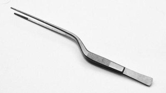 Used Forceps Tissue Dissecting Fine Point Plain Bayonet 180mm (7in)