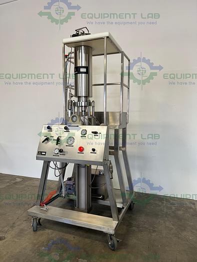 Used Varian  L & L4006MLWJ Load & Lock 6" Chromatography Column On Skid w/ Feed Pump