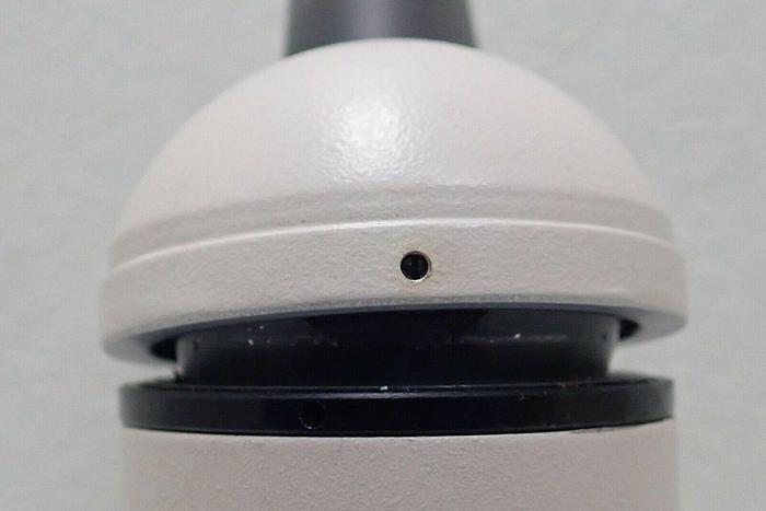 Used Ken A Vision Model T-1201C Monocular Microscope w/ 3 Objectives 4x, 10x, 40x