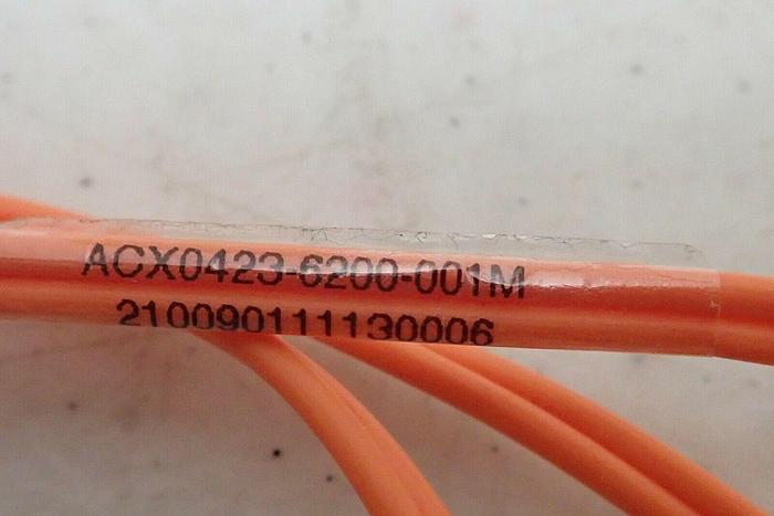 Used (5) Duplex Multimode 62.5/125 Fiber Optic Cables: RoHS LC-SC 3M, Black Box ST-LC