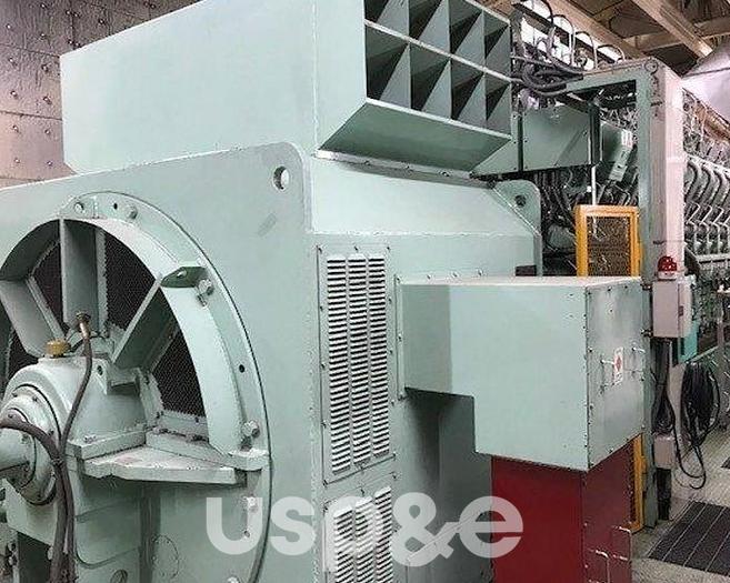 Used 5.7 MW 2003 Used Toshiba YAKL Natural Gas Generator Sets