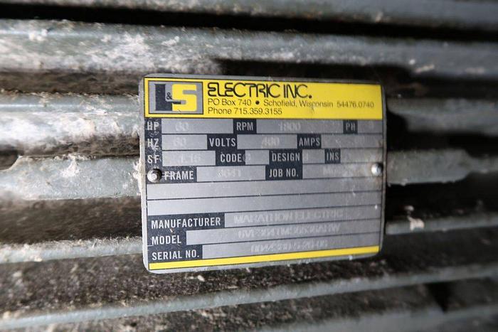 Used BIRD MDL 200 CENTRISORTER 60 HP PRESSURE SCREEN