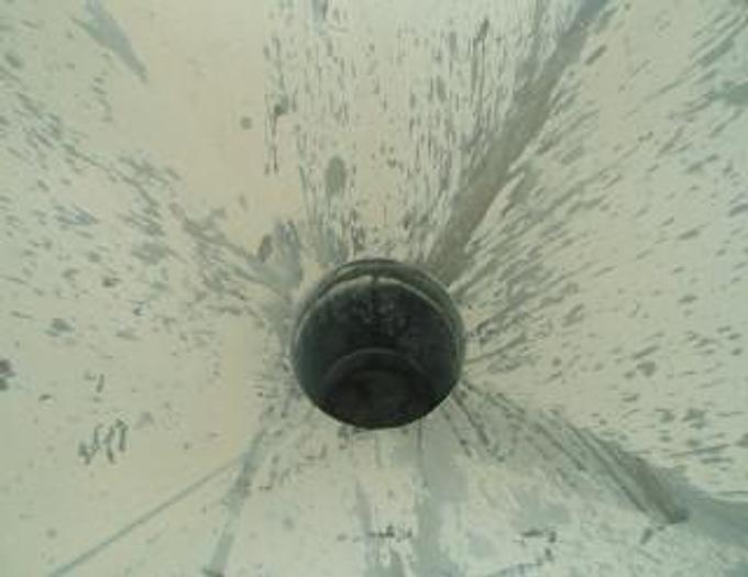 Used Hopper, 40 CF, S/st, 2' X 2' X 10', Cone Bottom (2) #S733172