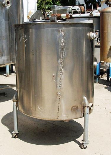 Used Tank, 300 Gallon, 304 S/st, 44" x 46", SB/OT #S741341
