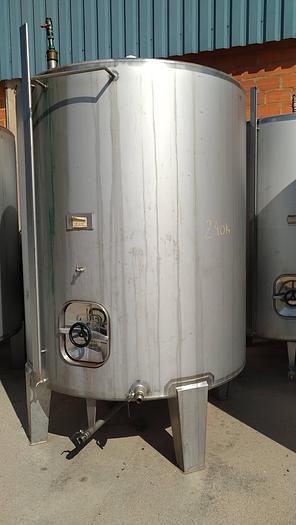 Usado Depósito de inox de 7500lt
