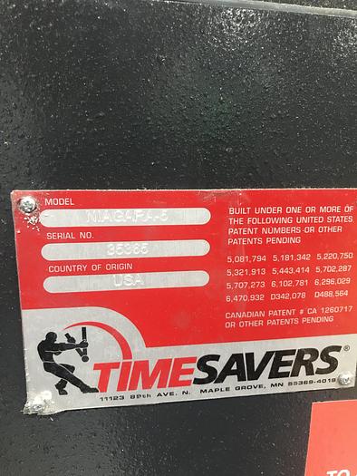 Used 12 Series Time Saver and Dust Collector