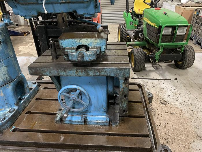Used CARLTON 4' X 13" COLUMN RADIAL DRILL WITH 3A PRE-SELECT HEAD