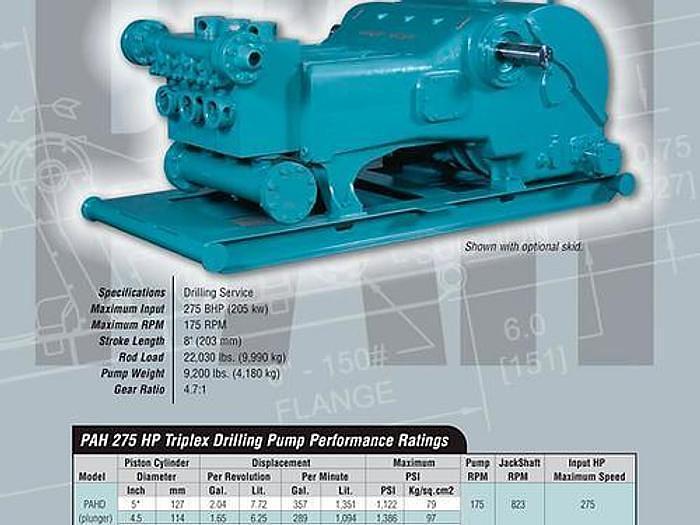 Used Gardner Denver PAH Triplex for Sale in North Dakota