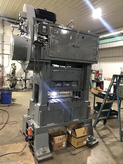 Refurbished 45 Ton, MINSTER, No. P2-45-36** (40"), 2-1/2" STROKE, STRAIGHT SIDE PRESS
