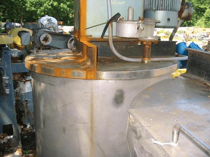 Used 20 HP MYERS HIGH SPEED DISPERSER S/S – XP – ON 500 GAL. TANK