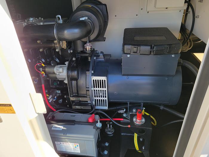 25kva Sound Enclosed Trailer Mounted Generator /New Warranty Tier 4 Final  New