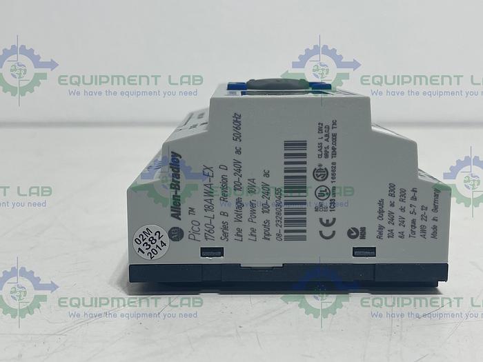 Allen Bradley 1760-L18AWA-EX Ser. B Pico 18 Point AC  Controller 240V
