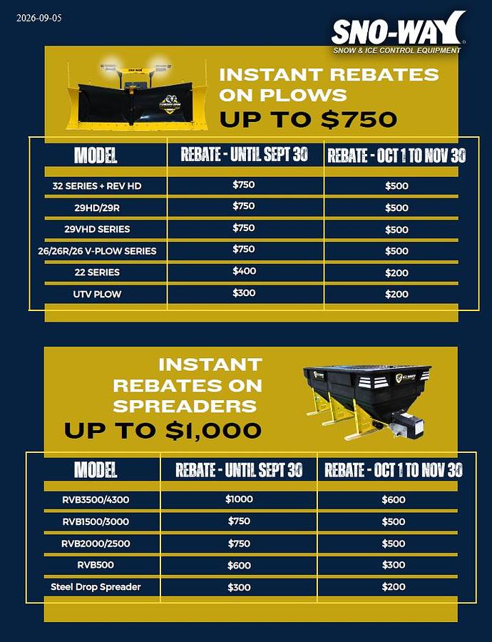 Used SNO-WAY Snow Plows