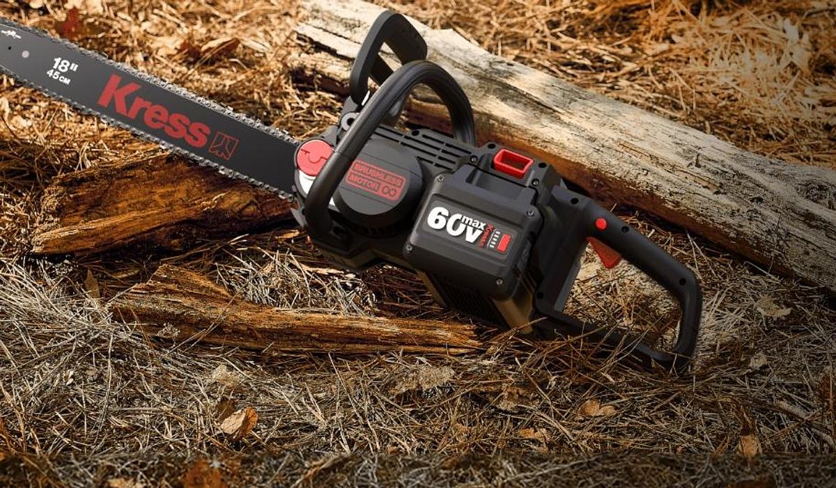 2026 Kress KG368 Professional-grade 60 V chainsaw
