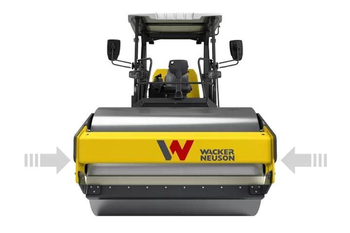 Used 2026 Wacker Neuson RC110 Drum roller CANOPY W/ROPS, SMOOTH DRUM, DIAMOND TIRES