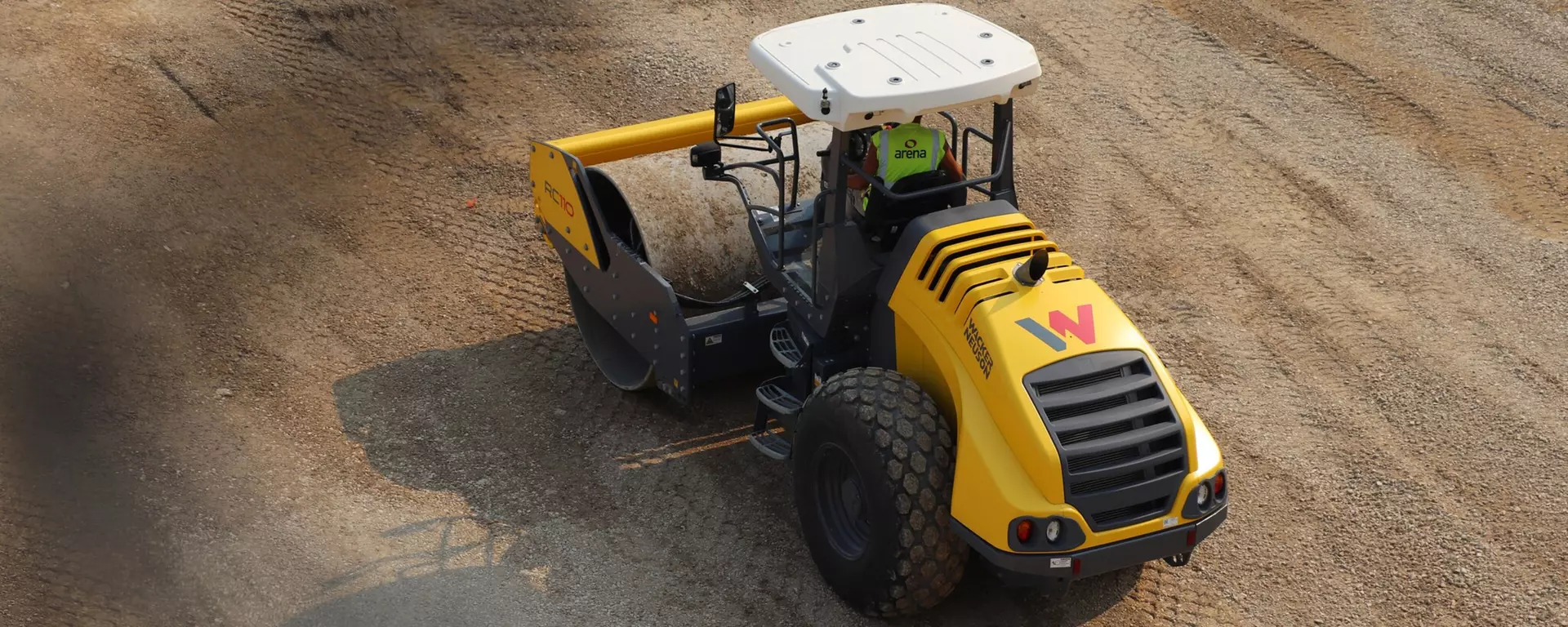 Used 2026 Wacker Neuson RC110 Drum roller CANOPY W/ROPS, SMOOTH DRUM, DIAMOND TIRES