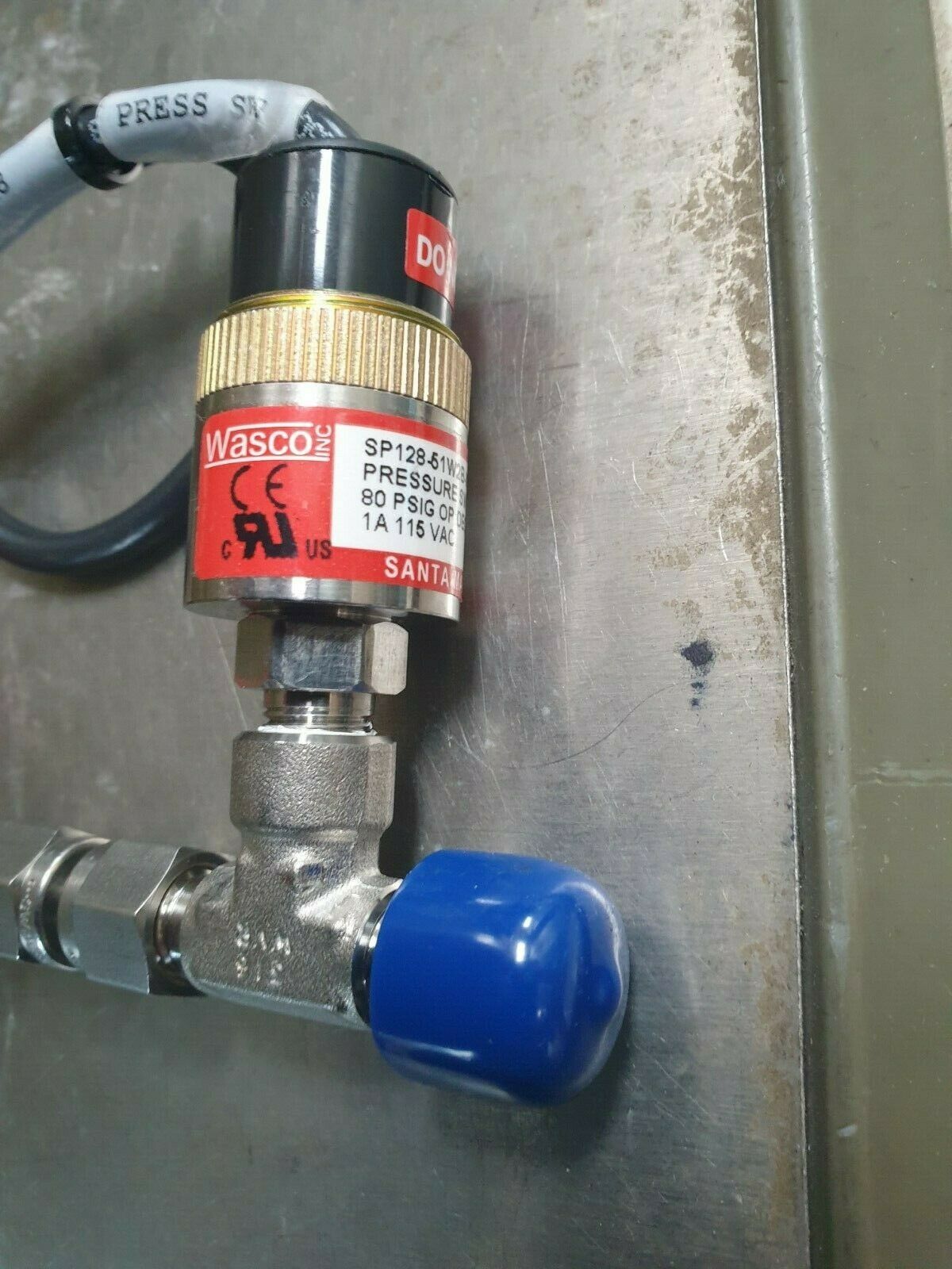 Used WASCO SP128-51W2B-X W/ SS-4P4V + FITTINGS (rbd2.1b5)