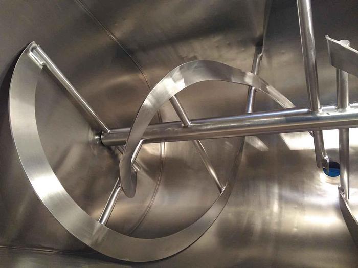 NEW 75 CU. FT. DOUBLE RIBBON BLENDER - S/S - 15 HP