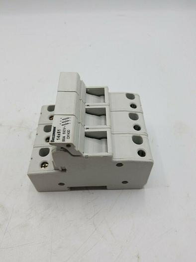 Used Bussmann CH143D 3-Pole Fuse Holder