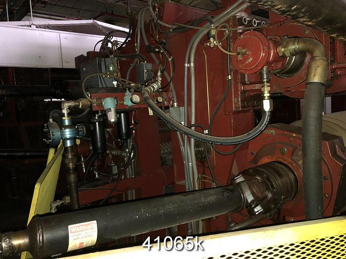 Used Hunt and Muscrop 2x2 Roll Soft Compact Calender, 88" Face #41065