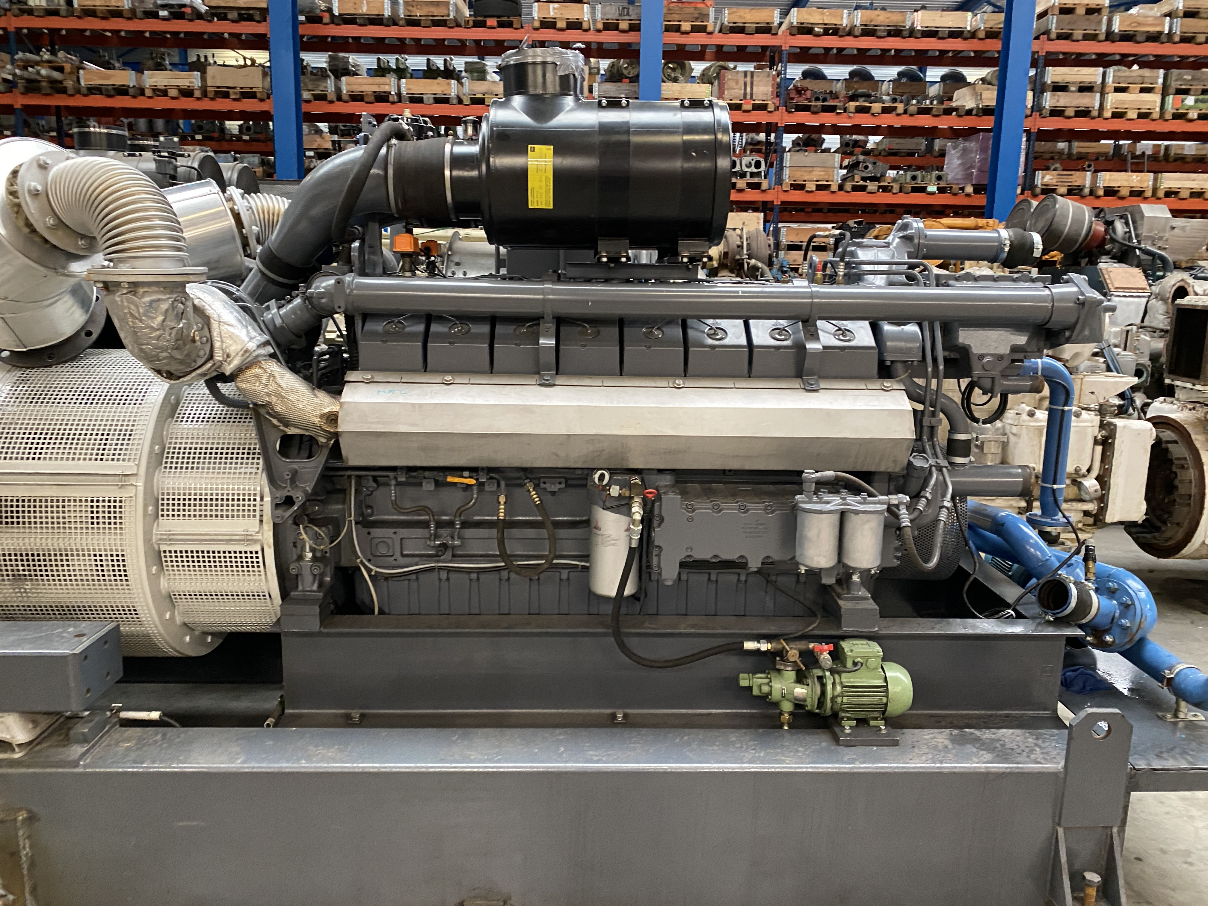 Used DEUTZ TBD 616-V16-G2 / EURO DIESEL STATO ALTERNATOR 1000 KVA DRUPS