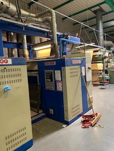 Used Velvet Shearing line COMET w.w. 1800 year 2000