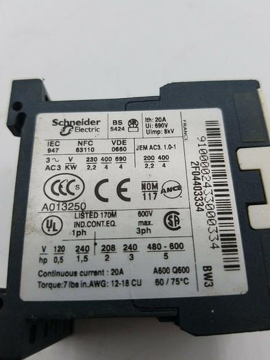 Used Schneider Telemecanique LP4K0910BW3