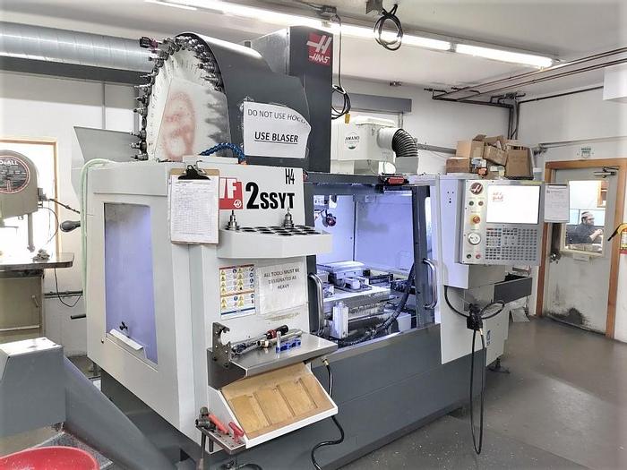 Used 2015 Haas VF2SS YT with 2 Pallet Midaco Pallet Changer