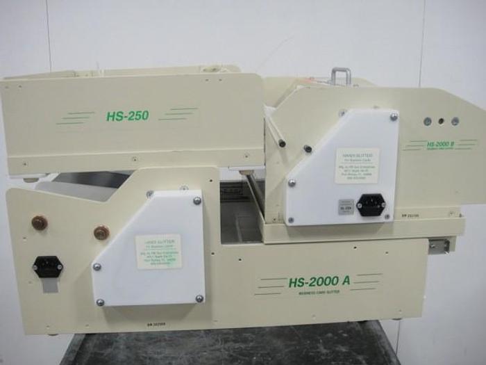 Used RB Sun HS2000A/HS-250 Business Card Slitter
