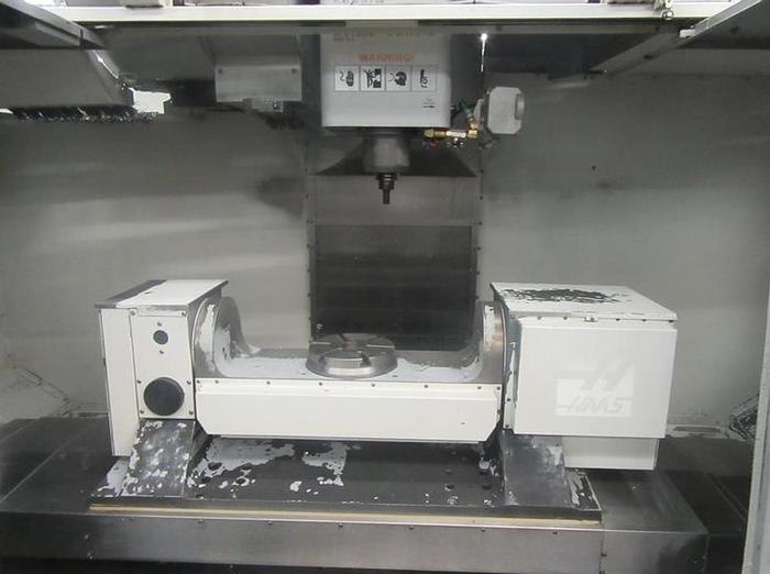 Used 2006 HAAS VF-5/40TR 5-Axis CNC Vertical Machining Center w 2-Axis Programmable Trunnion Table, 40 Station ATC, 10K Spindle, TS Coolant