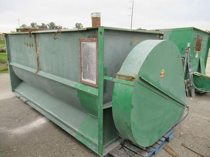 Used Mixer, Ribbon, 196 CF, C/st, 30 HP, Scott, Hopper, Dust CollMixer, Ribbon, 196 CF, C/st, 30 HP, Scott, Hopper, Dust Coll #S741451