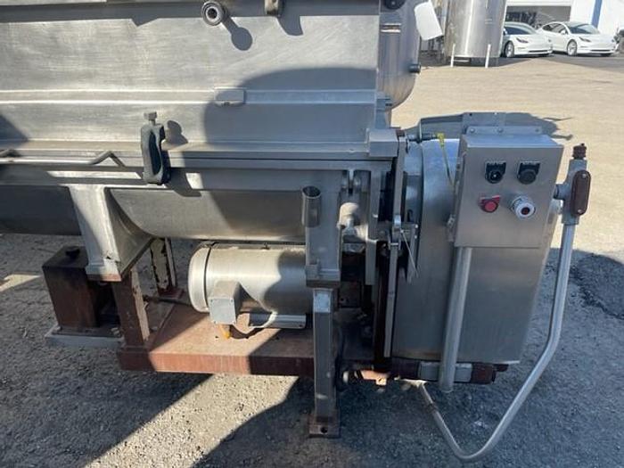 Used Direct Steam Injected Stainless Steel Cheese Auger Cooker