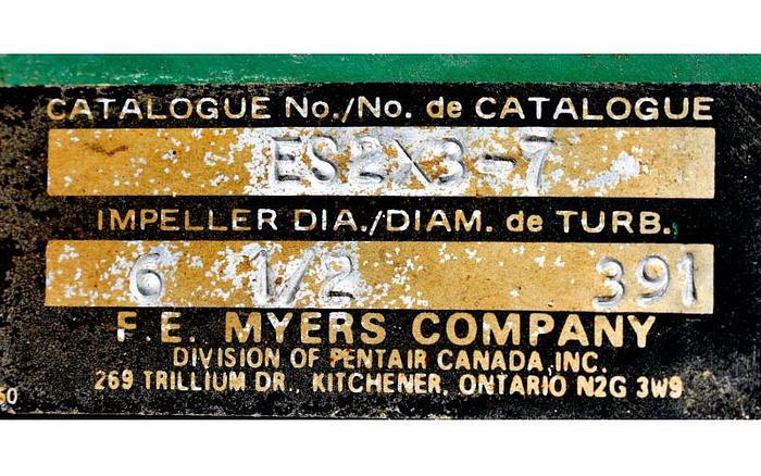 D'occasion USED CENTRIFUGAL PUMP, 3" X 2" INLET & OUTLET, CARBON STEEL