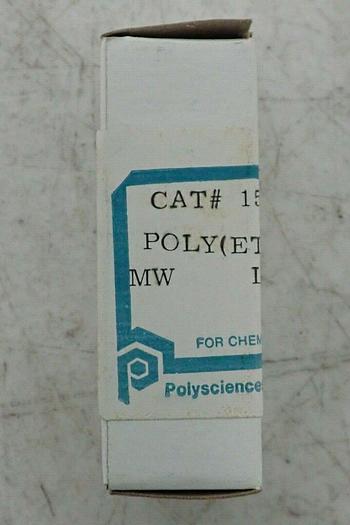 Used Polysciences 15648 Poly(ethylene glycol) 1/g ~50% Full