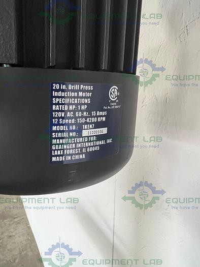 Used Westward 20" Floor Model Drill Press w/ 12 Speed 1KEN7 Motor