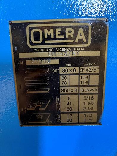 Usato PUNZONATRICE OMERA OM/45-HY
