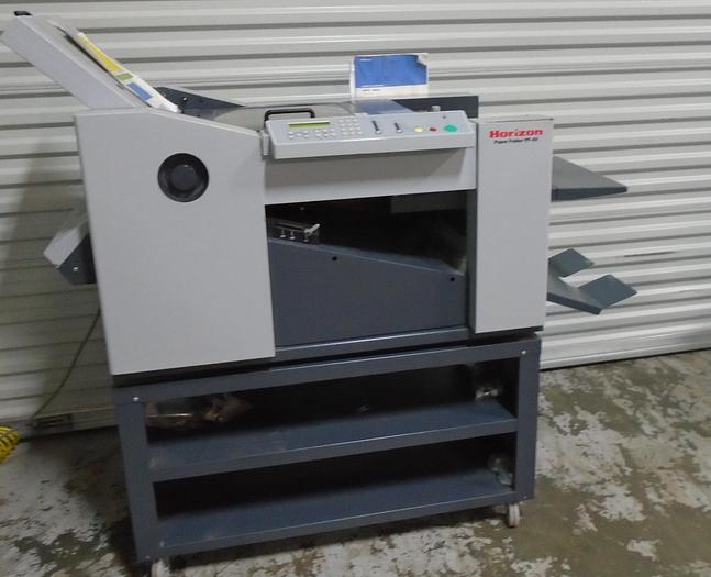 Used Standard Horizon PF 40 Automated Paper Folder, 2010 Video for Sale