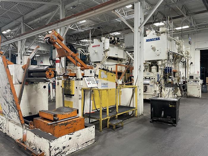 Used 400 ton Minster 120"x54" SSDC Stamping Press