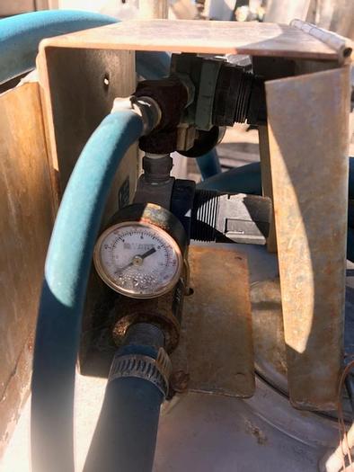 Used Tank, 37 Gallon, 316 Stainless Steel, 125 PSI, #S737357