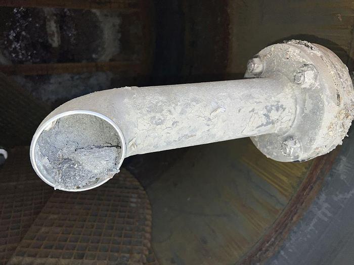 Used Tank, 950 Gallon, S/st, 55 PSI, DT/DB, Morfab, ASME #S744618