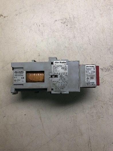 Used ALLEN BRADLEY CONTACTOR 100-C43Z*00 SER A, 100S-F Ser B, 100-S Ser B, Complete