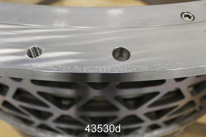 Unused GL&V MR48 V-Max Right Hand Flow Stainless Steel Pressure Screen Basket, .25mm Slots #43530