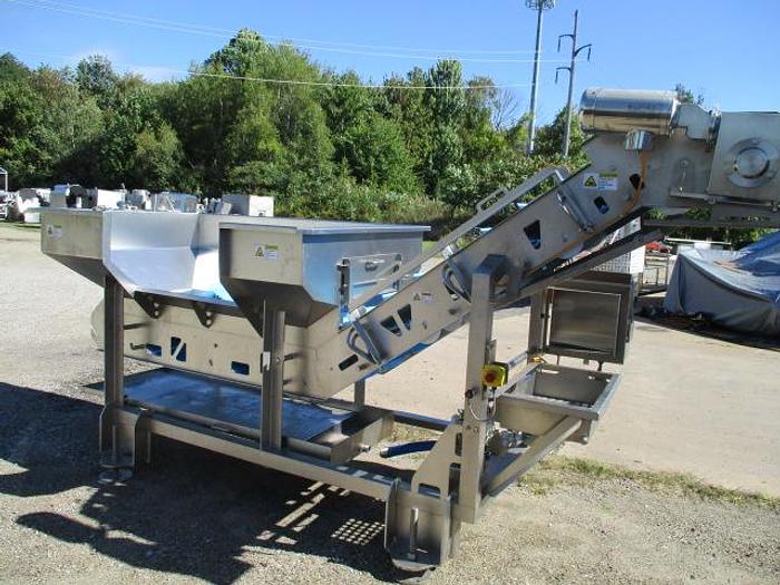 Used JBT/Wolftec/Polar Incline Conveyor; Md#WT450-201; 24" Wide