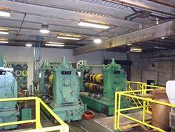 Used 74” WIDE X .500” TO .040” THICK X 80,000# PRO-ECO/BUTECH/ASP EJECTOR HEAD SLITTING LINE (USED)