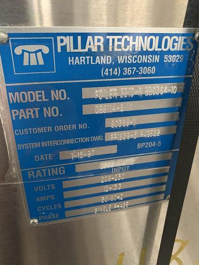 Used Sealer, Induction, Pillar Tech, Mdl Foiler 2210-R BB6364-10 #S743482